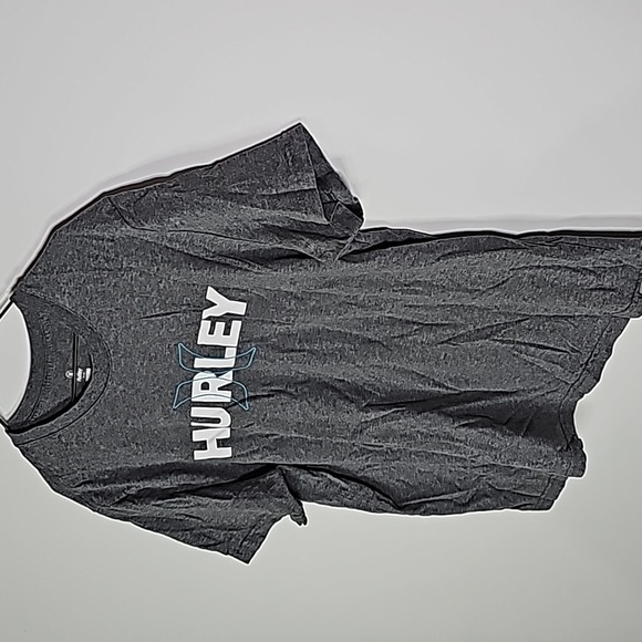 Hurley large gray short sleeve shirt - Picture 2 of 7